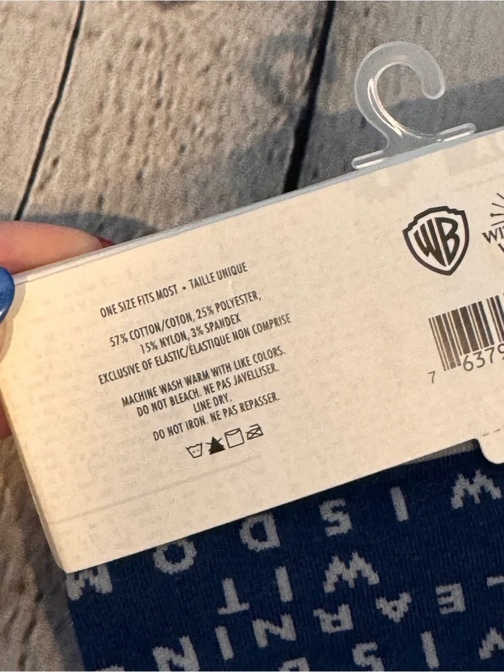 Harry Potter Hallmark Ravenclaw Adult Socks